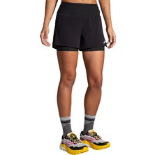 Brooks High Point 3" 2-In-1 Short 2.0 Kadın Siyah Şort 221656001