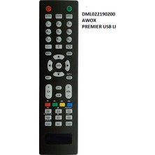 Awox LCD TV Kumandası DML022190200 Uyumlu Marka Awox ile USB Bağlantı Özellikli