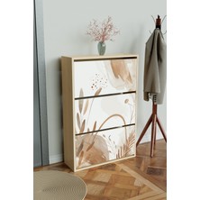 Hediyeler Kapında "sandy Lines" 3 Bölmeli Liovian Düşer Kapak Ayakkabılık