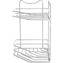 Paslanmaz Köşe Banyo Rafı Çiftliği, Şık ve Dayanıklı Tasarım