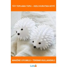 Letsii Kirpi Tasarımlı Tüy Toplama Kurutma Topu