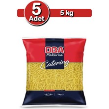 Oba Burgu Makarna 5 kg x 5 Adet | Endüstriyel Kullanım Paketi