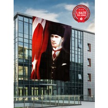 Bilsan Bayrak  Atatürk Bayrağı 100X150 cm - Raşel Kumaş (5 Adet)