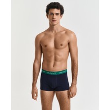 Gant Erkek Yeşil Slim Fit Logolu 3'lü Boxer 902513003.322