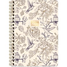 Keskin Color 2026-A5 Haftalık Ajanda - Lirik Çok Renkli 1 Adet Sert Kapak Tasarım