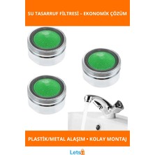 Letsii Su Tasarruf Filtresi Dayanıklı Plastik ve Metal Alaşım