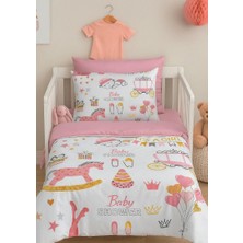 Mira Home Dijital Baskılı 3D Pamuklu Yenidoğan Bebek Nevresim Takımı Happy Baby Shower