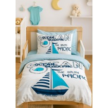 Mira Home Dijital Baskılı 3D Pamuklu Yenidoğan Bebek Nevresim Takımı South Pasific