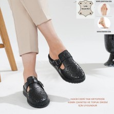 Cozi Company Ortopedik Deri Sabo Terlik Topuk Dikeni ve Kemik Çıkıntısı Için Uygundur