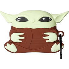 Microsonic Airpods Pro 3 Kılıf Cartoon Figürlü Silikon Crtn-Fgr-Bby-Yda