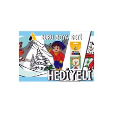 30X120 Boyama Rulosu Yaman Kar Tatili + Adel 12'li Kuru Boya Kalemi