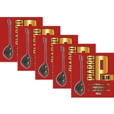 Piarro PR18E Elektro Bağlama Teli Takımı 5 Takım( Topuzlu )