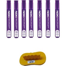 7li Mor Beyaz Tahta Kalemi + Silgisi