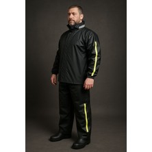 Motosiklet Yağmurluk Pvc Dikişsiz Alt - Üst Takım (Su Geçirmez Garantili)