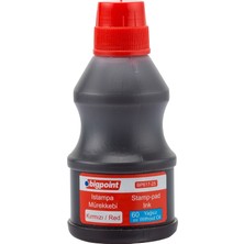Bigpoint Istampa Mürekkebi 60ML Kırmızı 12'li Kutu