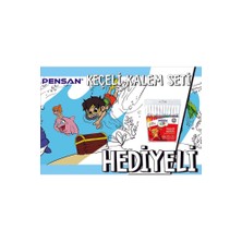 30X120 Boyama Rulosu Yaman Sualtı Macerası + Pensan 12'li Keçeli Boya Kalemi