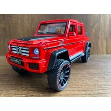 Scntoys Mercedes Jip Oyuncak Mercedes Safari Arabası Üstü Açık Araba Kapıları Açılır Mercedes G63 Kırmızı