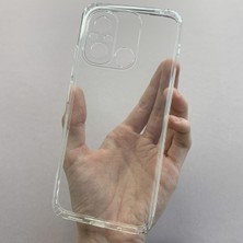 Elixem Xiaomi Redmi 12C Uyumlu Şeffaf Silikon TPU Kamera Korumalı Kılıf
