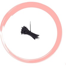 Nisanur Kablo Bağı Siyah 7,6mm x 380MM (100LÜ Paket)