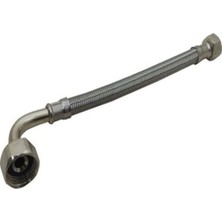 Dirsekli Şamandıra Bağlantı Fleksi 3/8-1/2 30CM, Çok Renkli