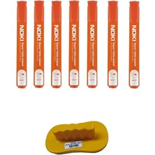 7li Turuncu Beyaz Tahta Kalemi + Silgisi