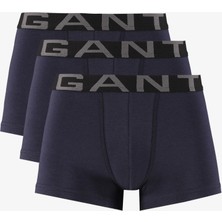 Gant Erkek Lacivert 3'lü Boxer 9125106T.433