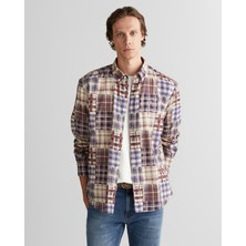 Gant Erkek Bordo Relaxed Fit  Gömlek 3825347T.604