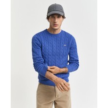 Gant Erkek Mavi Regular Fit Triko 8050601.407