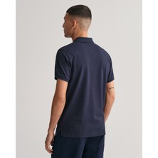 Gant Erkek Lacivert Slim Fit Polo 2220.433