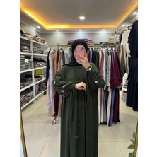 Yüsra Collection Papatya Nakışlı Liza Elbise