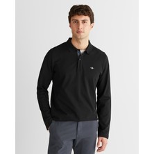 Gant Erkek Siyah Regular Fit Polo Yaka Polo 2425334T.5