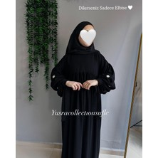 Yüsra Collection Papatya Nakışlı Liza Elbise