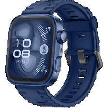 Marsilyan Huawei Fit 4 Nova Silikon Kordon - Lacivert
