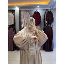 Yüsra Collection Papatya Nakışlı Liza Elbise