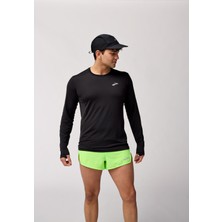 Brooks Erkek Siyah Uzun Kollu Tshirt