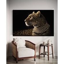 Özkacar Group Yatay Elmaslı Çita Ev Duvar Salon Güzellik Salonu Ofis Dükkan Dekarasyon Kanvas Tablo