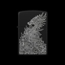 Alsepeteavm Zippo Ejderha Figürlü E Harfli Tasarım - V88