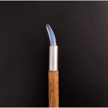 Sanathobi Kedi Gözü Akik Mühre Karga Burun, Zer Mühre, Gürgen Ağacı Sap-Tezhip-Minyatür-Hat-No:60