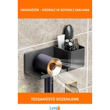 Letsii Pratik Saç Kurutma Makinesi Organizeri Üç Bölmeli