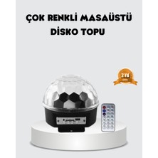 Marsilyan Rgb LED Disko Topu Projektör – Ev Partileri, Doğum Günleri ve Eğlence Için Işık Şovu
