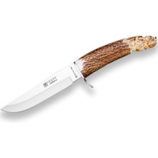 Joker Knives CT33 Jabato Huntıng Geyik Boynuzu Deri Kılıflı Bıçak