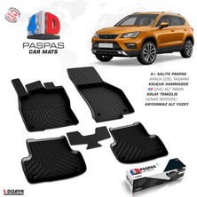 S-Dizayn Seat Ateca 4D Havuzlu Paspas 2016-2020 A+Kalite