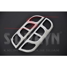 S-Dizayn Fiat Fiorino Krom Stop Çerçevesi 2 Prç 2008-2016