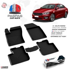 S-Dizayn Fiat Egea SD 4D Havuzlu Paspas Siyah 2015 Üzeri A+ Kalite