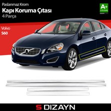S-Dizayn Volvo S 60 Kapı Koruma Çıtası Krom 2011-2013