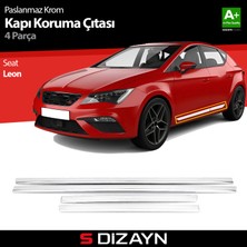 S-Dizayn Seat Leon Kapı Koruma Çıtası Krom 2013-2020