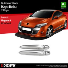 S-Dizayn Renault Megane 3 Krom Kapı Kolu 2 Kapı 2010-2016