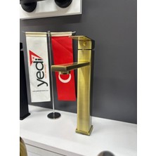 Fualora Kare Antik Çanak Lavabo Bataryası
