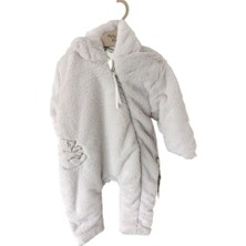 Anna Babba 20305 Unisex Bebek Lucky Bear Elyaf Dolgulu Kapüşonlu Tulum