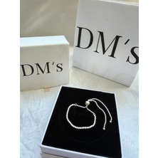 DMs Silver Kübik Gümüş Bileklik